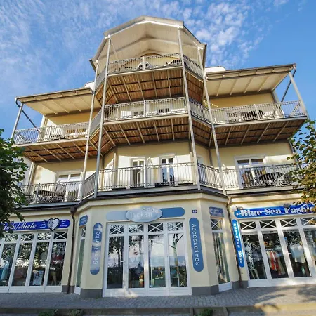 Strandgefluester App2 - Strandpromenade Seitlicher Meerblick, Strandkorb Saisonal *