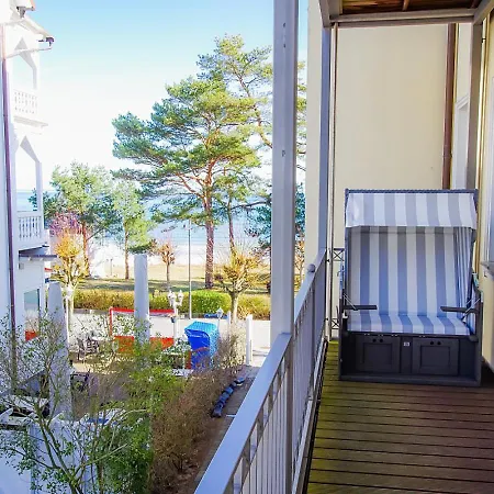 Strandgefluester App2 - Strandpromenade Seitlicher Meerblick, Strandkorb Saisonal Lägenhet