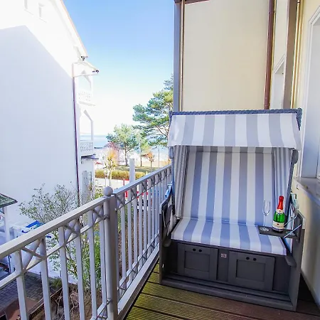 Lägenhet Strandgefluester App2 - Strandpromenade Seitlicher Meerblick, Strandkorb Saisonal *