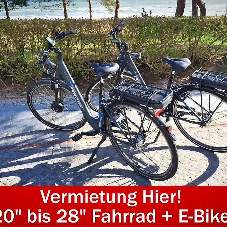 Strandgefluester App2 - Strandpromenade Seitlicher Meerblick, Strandkorb Saisonal Lägenhet Binz